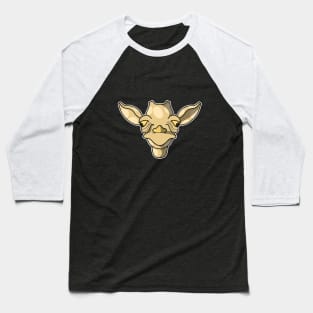 cute brown baby giraffe face Baseball T-Shirt
